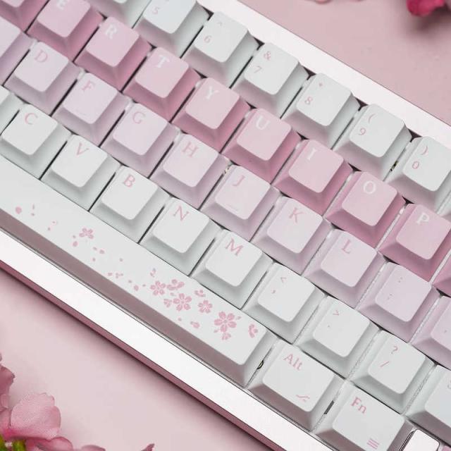 Varmilo VYU67 ANSI Sakura Gg-Mag White F ゲーミングキーボード