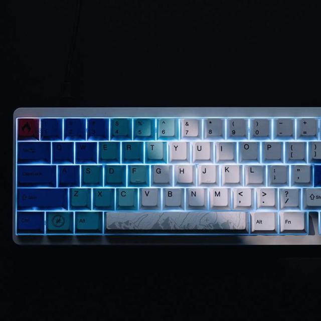 Varmilo VYU67 ANSI Summit Gg-Mag White F ゲーミングキーボード