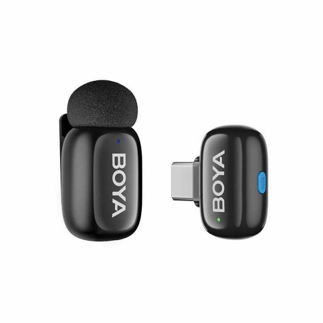 BOYA　Wireless mic BOYA mini14 ボーヤミニ14 Type-C対応 無指向性 スマホ/タブレット用 ブラック　BOYAMINI14_12