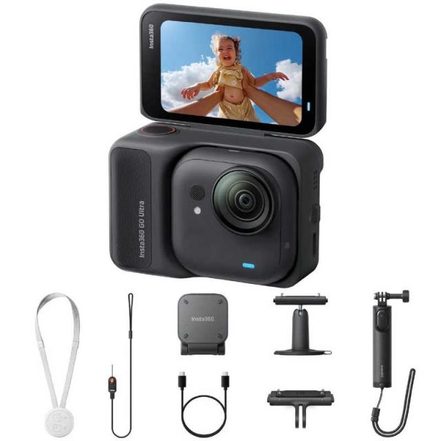 INSTA360　GO Ultra クリエイターバンドル ［4K対応 / 防水］ ミッドナイトブラック　CINSABEA-GOULTRA06