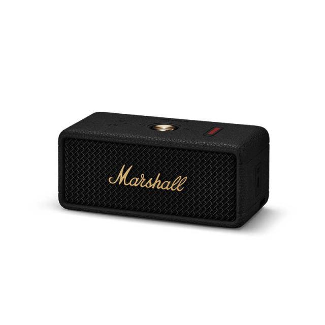 MARSHALL　ブルートゥーススピーカー Emberton III Black and Brass ［防水 /Bluetooth対応］ ブラック＆ブラス　EMBERTON3BLACK＆BRASS_1