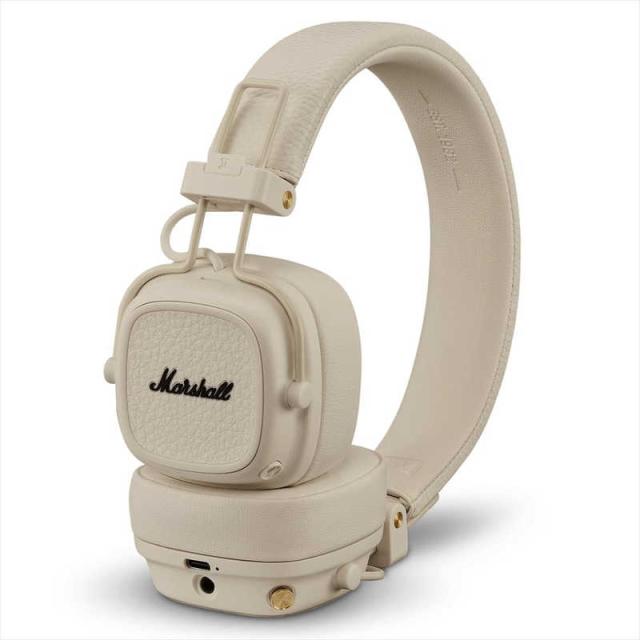 MARSHALL　ブルートゥースヘッドホン Major V ［Bluetooth対応 /φ3.5mm ミニプラグ］ クリーム　MAJOR5CREAM