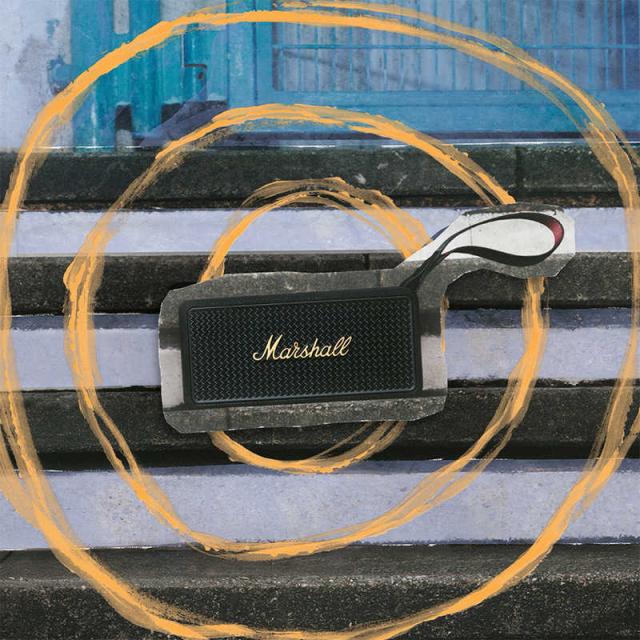 MARSHALL　ブルートゥーススピーカー Middleton II Black and Brass ［防水 / Bluetooth対応］ ブラック　MIDDLETON2BLACK＆BRAS_7