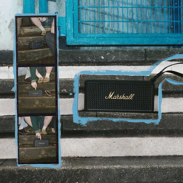 MARSHALL　ブルートゥーススピーカー Middleton II Black and Brass ［防水 / Bluetooth対応］ ブラック　MIDDLETON2BLACK＆BRAS_8