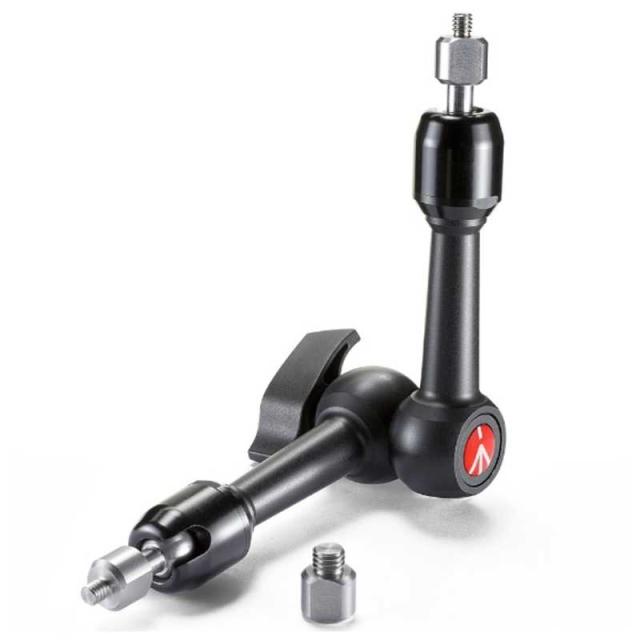 カメラアクセサリー Manfrotto フリクションアーム アーム長さ15cm長 3/8ネジ回転防止タイプ・1/4ネジ ナノクランプ付属 マ カメラアクセサリー Manfrotto フリクションアーム アーム長さ15cm長 3