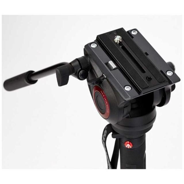 XPROフルードビデオ雲台 Manfrotto 一脚 プロフルードビデオ一脚 501HDV 雲台付 Manfrotto