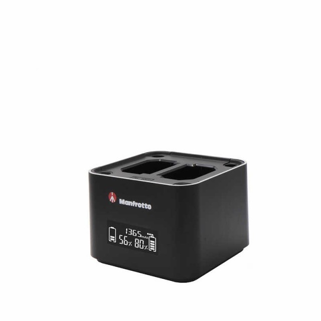 マンフロット　Pro CUBE ツインチャージャー ソニー用 ブラック　MANPROCUBES