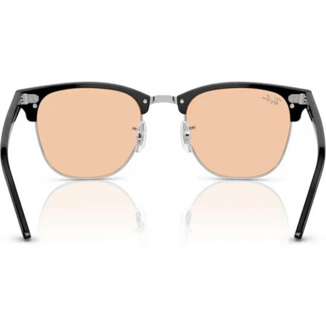 レイバン　サングラス CLUBMASTER RB3016 13544B 51mm シルバー上にブラック/ピンク　_2