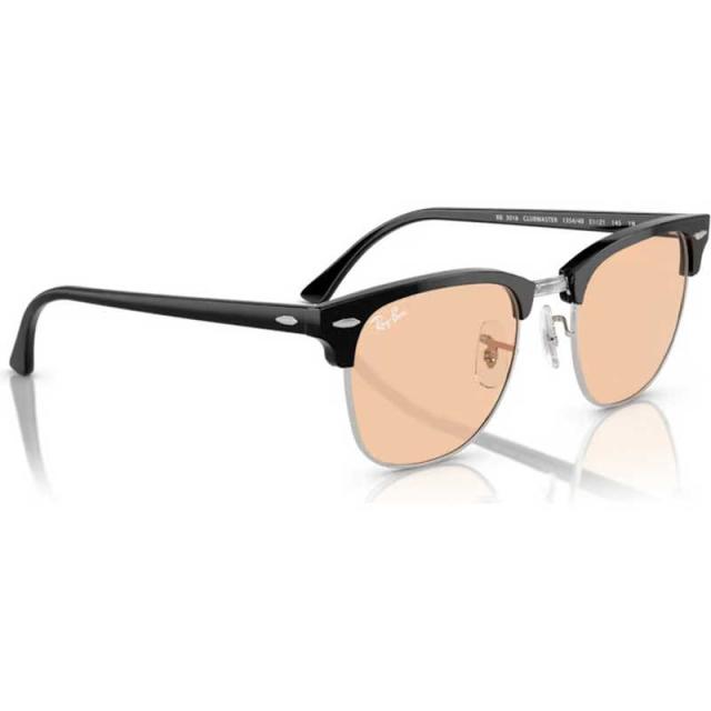 レイバン　サングラス CLUBMASTER RB3016 13544B 51mm シルバー上にブラック/ピンク　_3