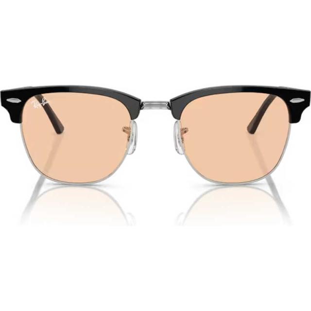 レイバン　サングラス CLUBMASTER RB3016 13544B 51mm シルバー上にブラック/ピンク　_4