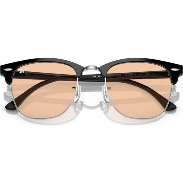 レイバン　サングラス CLUBMASTER RB3016 13544B 51mm シルバー上にブラック/ピンク　_5