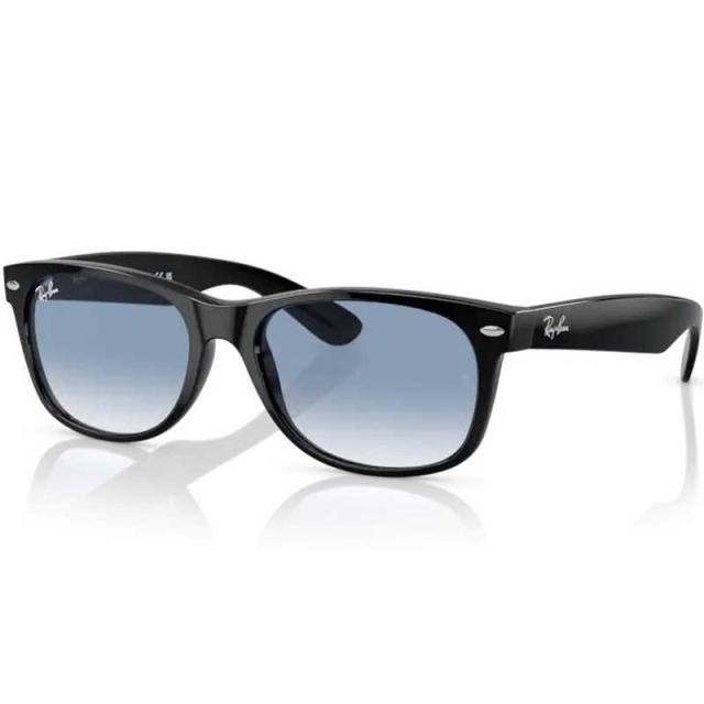 レイバン　RayBan サングラス NEW WAYFARER 55mm ポリッシュブラック/ブルー　RB2132F 9013F55