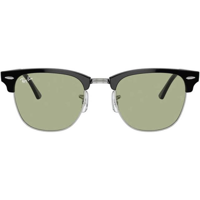 レイバン　RayBan サングラス CLUBMASTER WASHED LENSES 51mm シルバー上にブラック/グレーヴィンテージイエロー　0RB3016 135452(51)_1