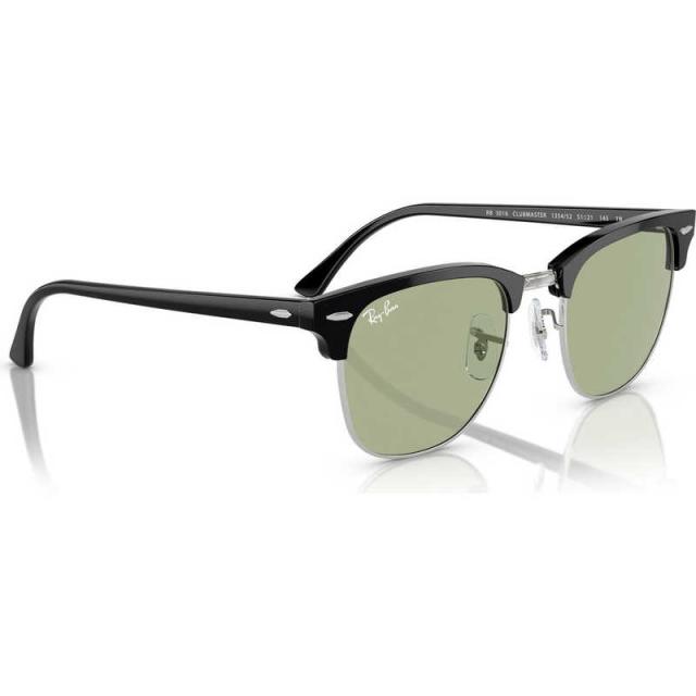 レイバン　RayBan サングラス CLUBMASTER WASHED LENSES 51mm シルバー上にブラック/グレーヴィンテージイエロー　0RB3016 135452(51)_2