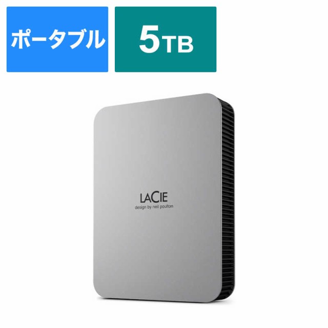 ELECOM(エレコム)】LaCie 外付け HDD 5TB ポータブル Mobile Drive