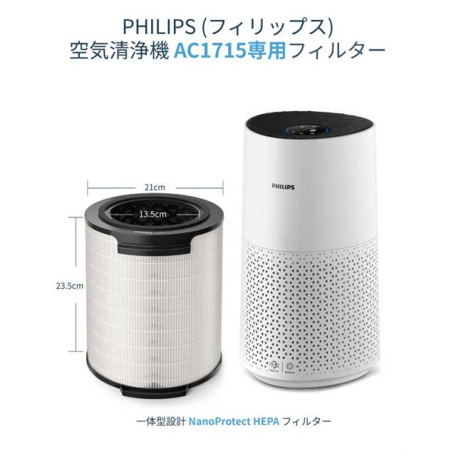 フィリップス PHILIPS 空気清浄機 AC1715交換用フィルター