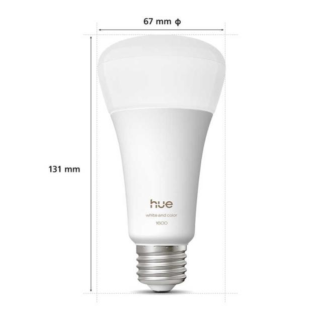 フィリップス　PHILIPS　LED電球 スマート電球 Philips Hue フルカラー 調光調色 E26 一般電球形 100W相当 1個 広配光タイプ　PH10WC1-SU_8