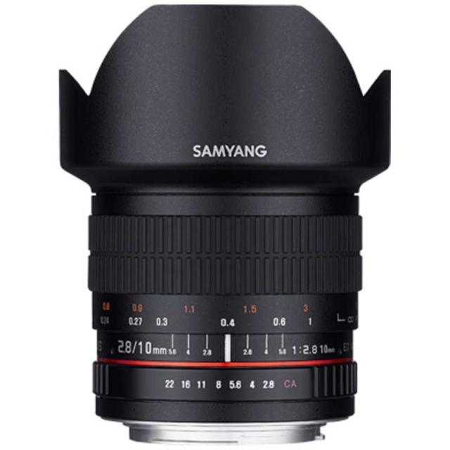 SAMYANG　カメラレンズ APS-C用 ［キヤノンEF /単焦点レンズ］ ブラック　10mm F2.8 ED AS NCS CS