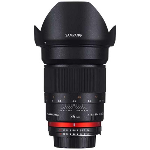 SAMYANG　カメラレンズ (ニコンF用) 　35mm F1.4 Aspherical IF