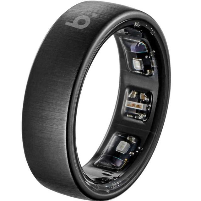 インテック　b.ring(ブリング) Pro G1 AIスマートリング 睡眠・健康管理 12号(内周67.5mm) ブラック　BP125TNBK1