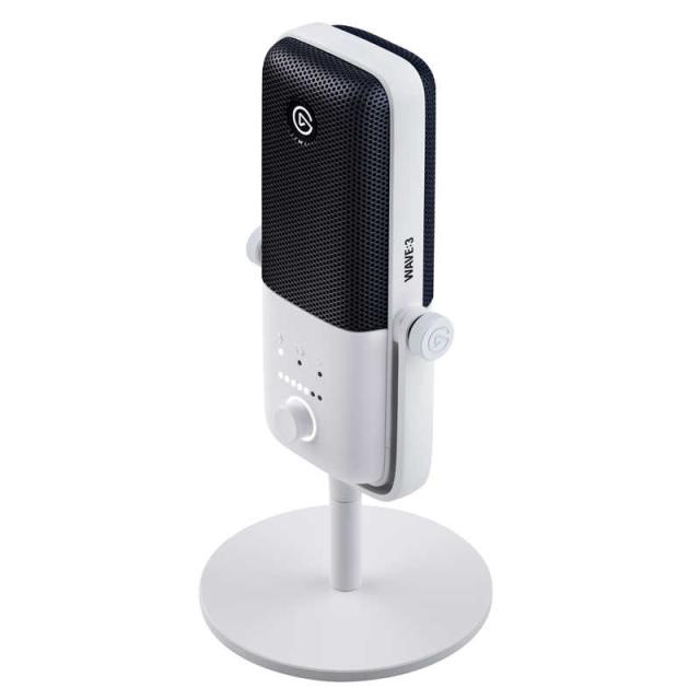 ELGATO　ゲーミングマイク Wave：3 White Edition ホワイト ［USB］　10MAB9911JP