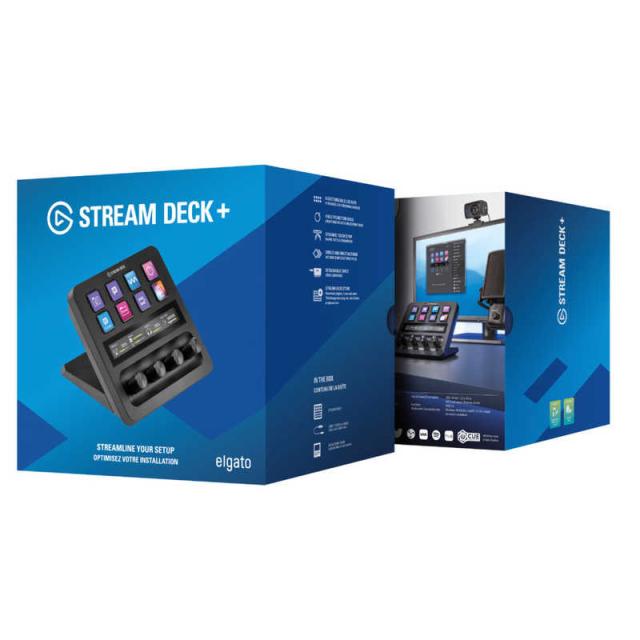 ELGATO　〔ショートカットキーボード〕Stream Deck ＋ (日本語パッケージ) ブラック　10GBD9901-JP