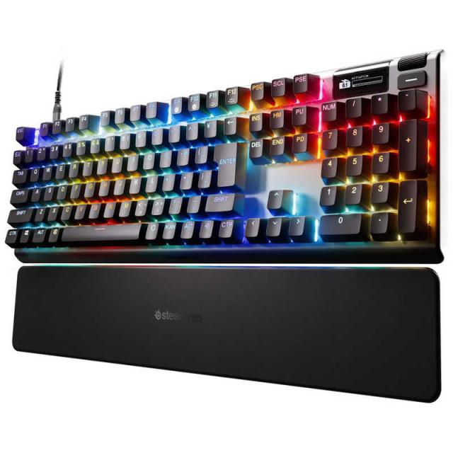 STEELSERIES ゲーミングキーボード＋リストレスト(ラピッドトリガー 