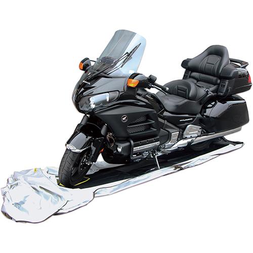 MARUTO(マルト) バイク用フルカバー 底付 サイドスタンド用 4L シルバー FC-4L38500 バイク バイクカバー_1