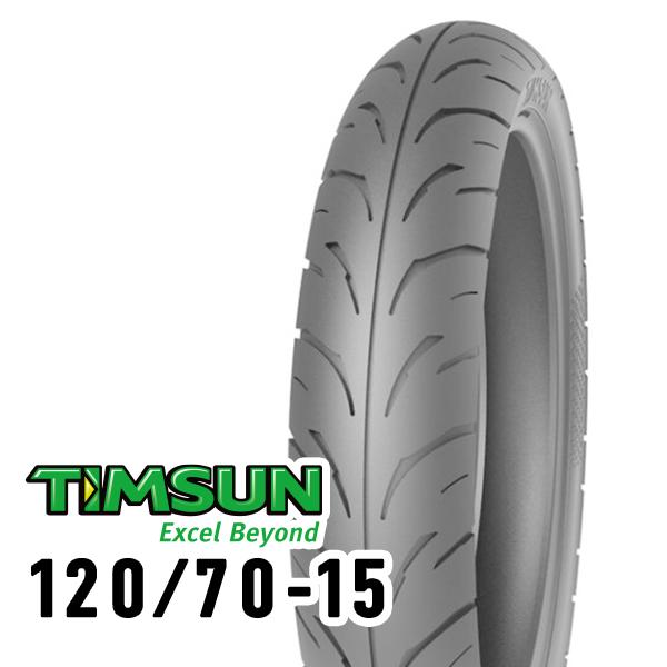 TIMSUN(ティムソン) TS680 120/70-15 56S TL フロント TS-680 バイク タイヤ オンロードバイアス