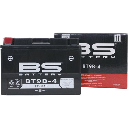 BSバッテリー BT9B-4 (GT9B-4 互換) バイク 密閉型MFバッテリー