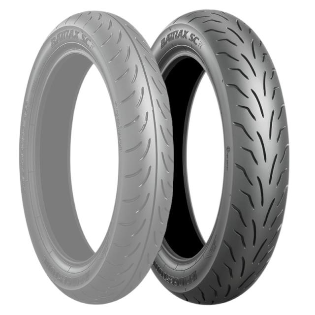 BRIDGESTONE(ブリヂストン) バイク タイヤ BATTLAX SC 120/70-12 51L TL リア SCS60015 シグナスX(SE12J/SE44J/SE371/SED8J)｜グランドアクシス(SB01J/SB06J)｜Z125 PRO(BR125H)の通販は 5,557円
