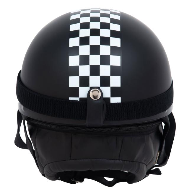 モトボワットBB ハーフ ヘルメット ビンテージ マットブラック 