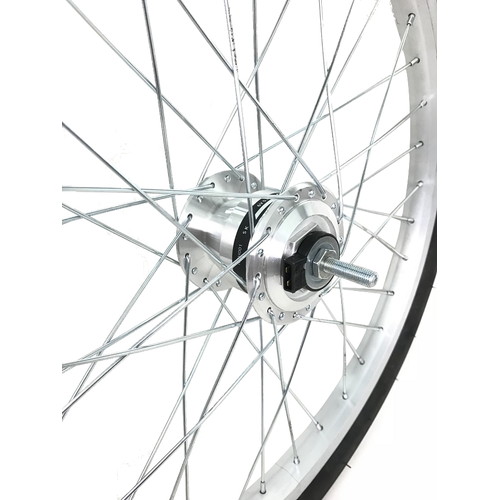 20インチ 自転車 20×1.75 47-406 前輪リム完組ハブダイナモ付(E2端子