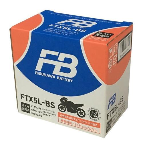 古河電池(フルカワデンチ) バイク バッテリー FTX5L-BS (YTX5L-BS 互換)(液入充電済) 密閉型MFバッテリーの通販は 9,640円