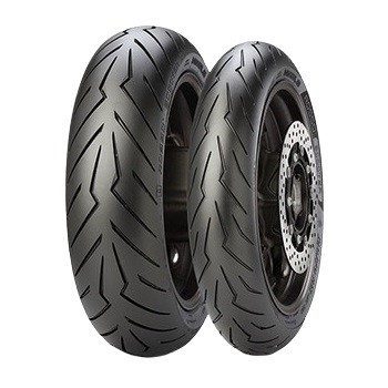 PIRELLI(ピレリ) バイク タイヤ DIABLO ROSSO SCOOTER 120/70-12 58P TL フロント/リア Reinf 2925400 グロム(JC61/JC75/JC92)｜ダックス