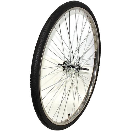 26インチ 自転車 26×1 3/8 14T 37-590 後輪リム完組 ローラー用 
