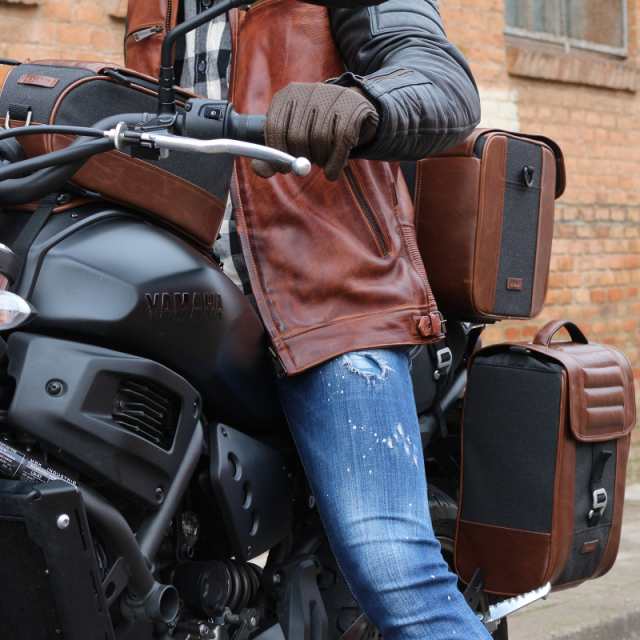 Liugoo Leathers 本革 2ラインシングルライダース メンズ
