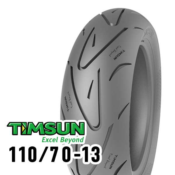 TIMSUN(ティムソン) バイク タイヤ ストリートハイグリップ TS660 110/70-13 48P TL フロント/リア TS-660の通販は
