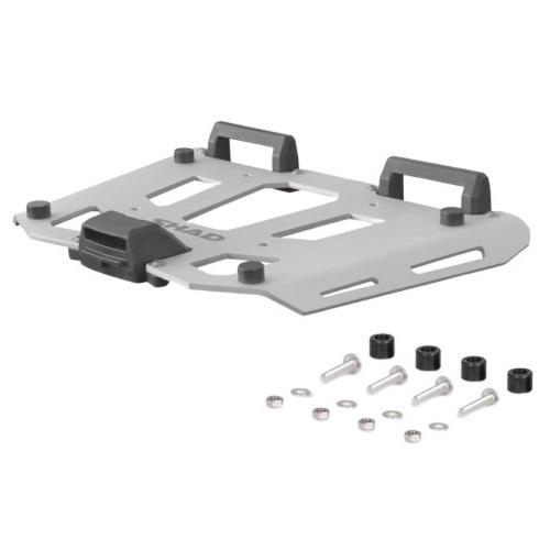 SHAD(シャッド) バイク フィッティングキット・ステー・ベース アルミ製ベースプレートL シルバー TR37/TR48/TR50/TR55/SH48/SH58X/SH59X D1BTRPA の通販は