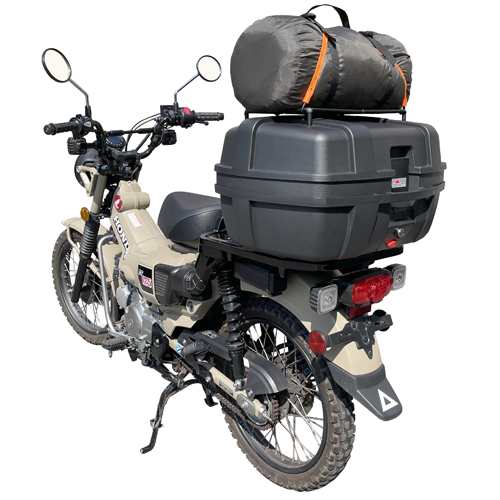 モトボワットBB バイク リアボックス 47L 大容量 アッパーラック装備 ブラック トップケース BB47ADV-XT｜au PAY マーケット