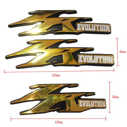 ヤマハ リモコンジョグ JOG ZR SA16J エンブレム 3枚 セット ゴールド 