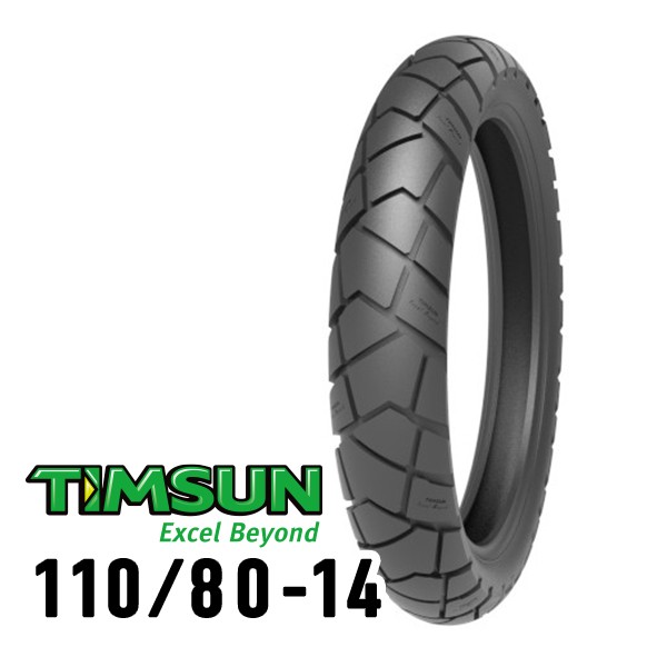 TIMSUN(ティムソン) バイク タイヤ ストリートハイグリップ TS880F 110/80-14 53P TL フロント TS-880F ADV150(KF38)｜ADV160(KF54)