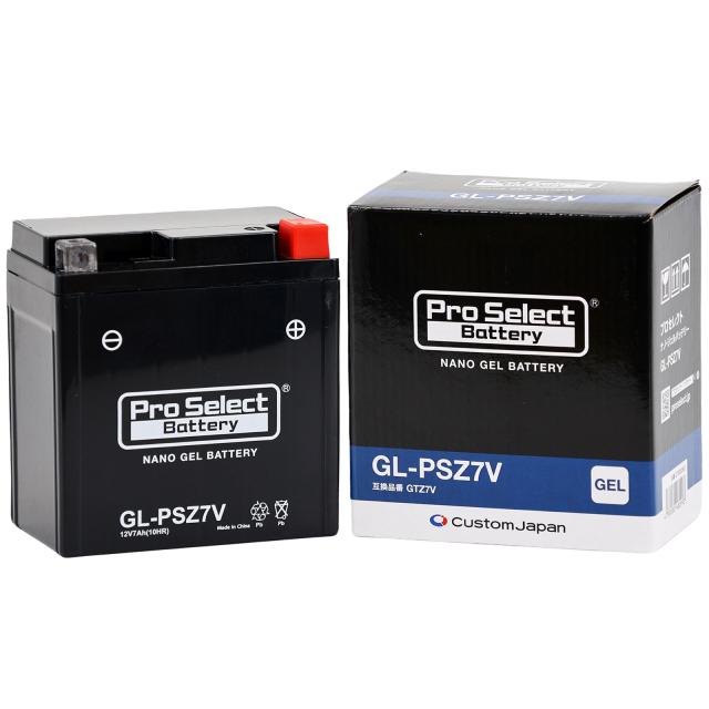 ProSelect(プロセレクト) バイク GL-PSZ7V ナノ・ジェルバッテリー(YTZ7V互換)(ジェルタイプ 液入充電済) NMAX125(SE86J)｜NMAX125(SED6J)｜NMAX155(SG50J)｜NMAX155(SED6J)｜TRICITY125(SE82J)｜TRICITY125(SEC1J)｜TRICITY155(SG37J) ※車名が同じ場合でも、車種によってはの通販は 6,030円