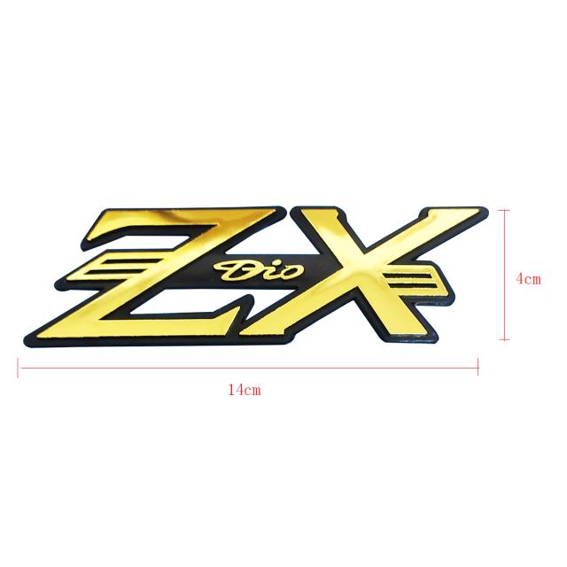 ホンダ ライブディオ DIO ZX エンブレム 3点 セット ゴールド 外装