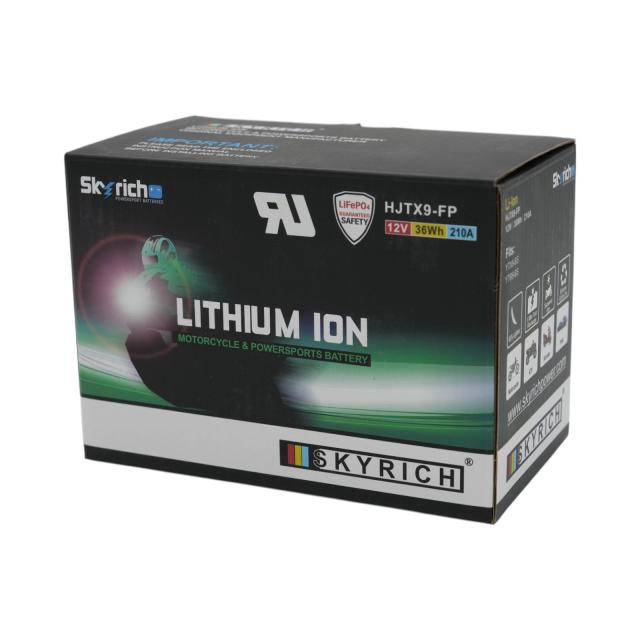 Skyrich バイク リチウムイオンバッテリー YTX9-BS YTX7A-BS 互換 HJTX9-FP 正規品 スカイリッチ ニンジャ250R シグナスX マジェスティ125 アドレスV125