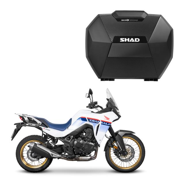 SHAD(シャッド) バイク ステー 【セット売り】SH38X サイドケース カーボン＋フィッティングキット XL750トランザルプ(23-24) の通販は 93,950円