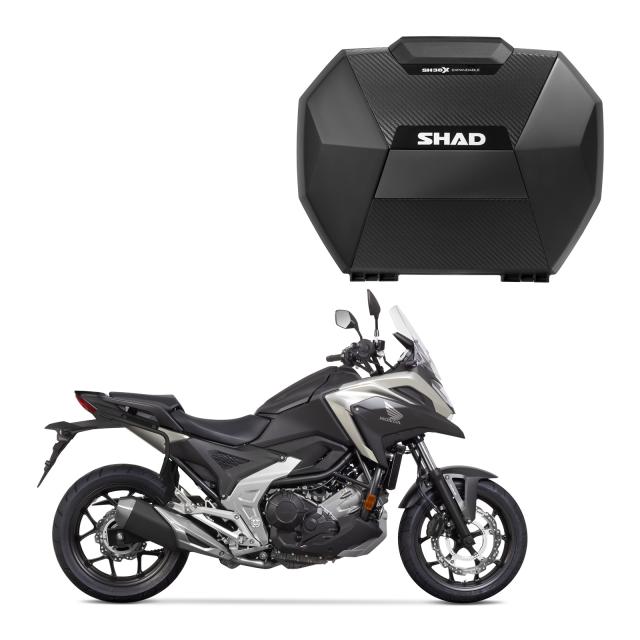 SHAD SH23 及び パニアケース 鍵2本と取付パーツ付き