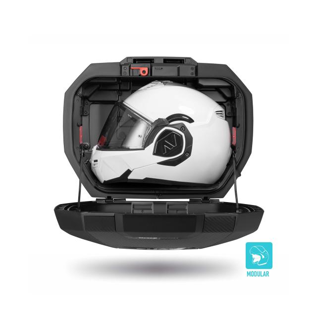 SHAD(シャッド) 【セット品】SH38X サイドケース カーボン+フィッティングキット Z650(16-25)/Ninja 650(17-25) バイク ステー_4