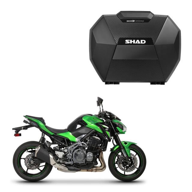 SHAD(シャッド) バイク ステー 【セット売り】SH38X サイドケース カーボン＋フィッティングキット Z900(17-24) の通販は 90,010円