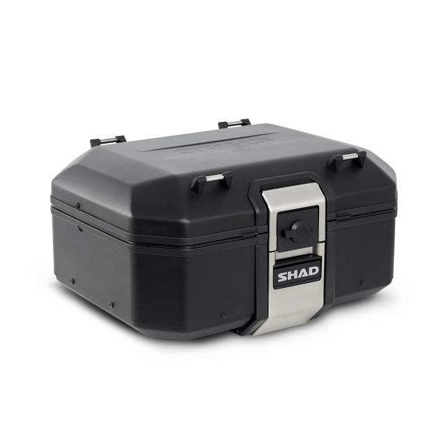 SHAD(シャッド) 【セット品】TR37 トップケース ブラック バックレスト セット バイク_1